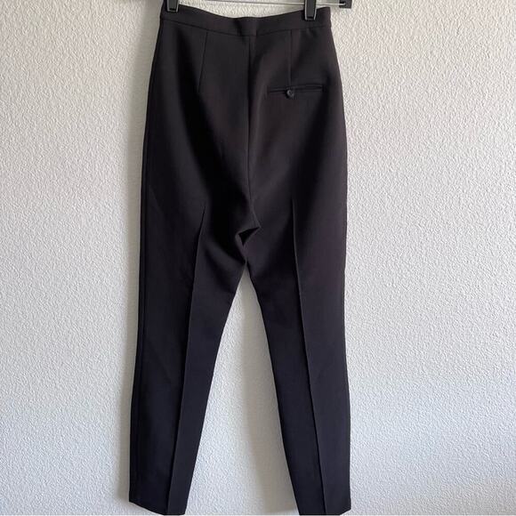 & Other Stories Black Pleated Double Zip Trousers - Picture 8 of 14